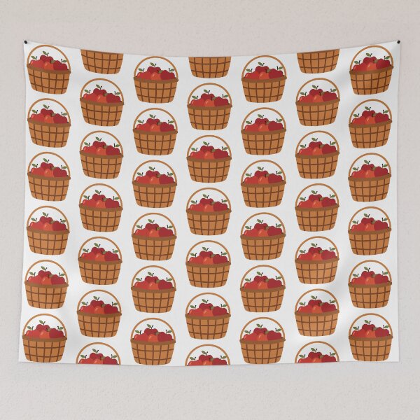 Item preview, Fresh Red Apple Picnic Basket designed and sold by BetweenForms.