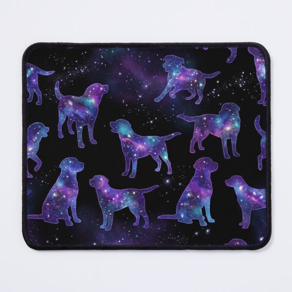 Item preview, Galaxy Dog Pattern: Space Labrador Silhouettes designed and sold by Goodthingstree.