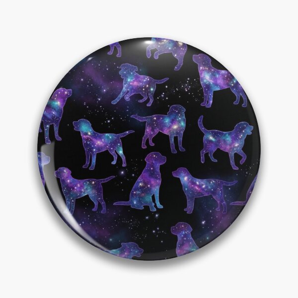 Item preview, Galaxy Dog Pattern: Space Labrador Silhouettes designed and sold by Goodthingstree.