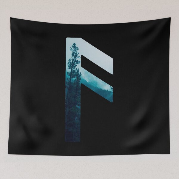Item preview, Ansuz Rune – Nordic Forest Spirit designed and sold by Faust-ART.