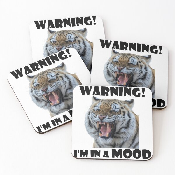Item preview, In a Mood - Tiger designed and sold by Paw-rora.