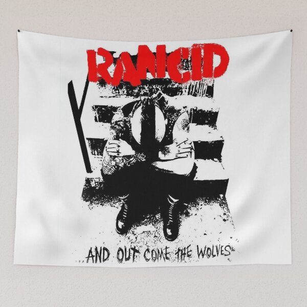 Item preview, Rancid Punk Music Original Custom Vintage Music Band Tee Unique Poster Wall Art designed and sold by Cool Robot Bro..