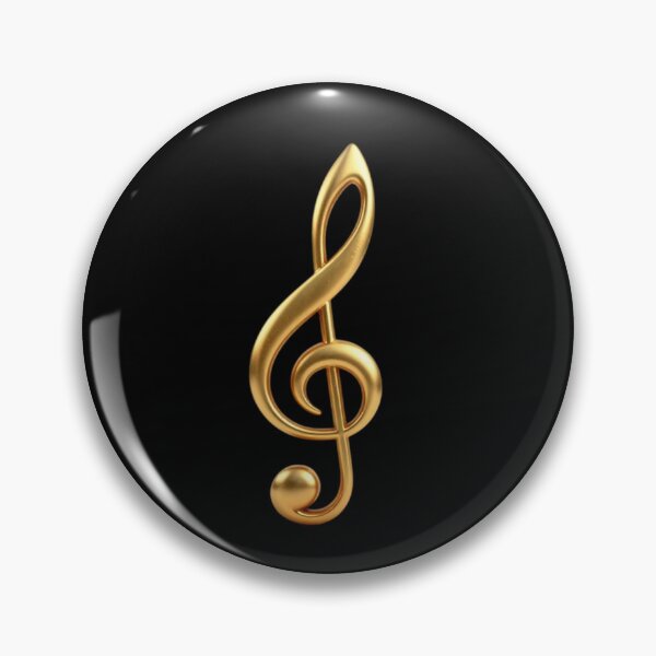 Item preview, Solenne Gold Treble Clef designed and sold by Solenne Music.