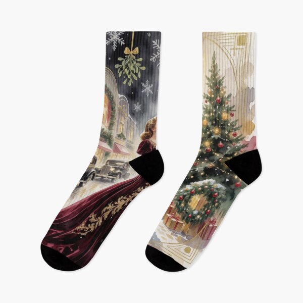 Item preview, Vintage Hollywood Christmas Romance designed and sold by Dream Bloom Gallery.
