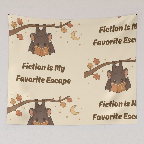 Item preview, Fiction is my favorite escape designed and sold by creativityisfun.
