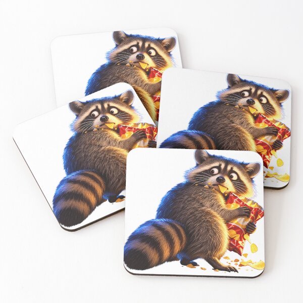 Item preview, The Midnight Snack Witness Raccoon designed and sold by Pocket Mood Studio.