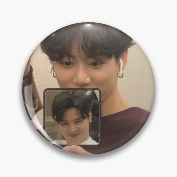 Item preview, Jungkook and Jimin Mirror Meme Funny BTS Jikook Aesthetic designed and sold by MdeMaria04.