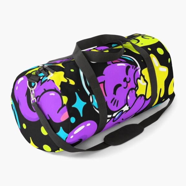 Item preview, Meteor Surfing Cat Neon Space Adventure designed and sold by Thai Vibe Studio.