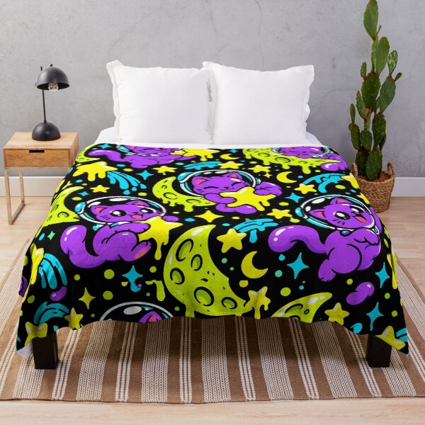Item preview, Meteor Surfing Cat Neon Space Adventure designed and sold by Thai Vibe Studio.