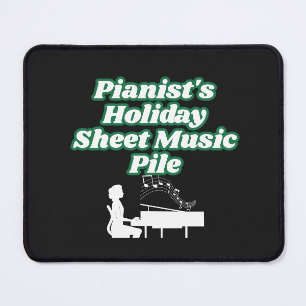 Item preview, Pianist's Holiday Sheet Music Pile designed and sold by Bubpat.