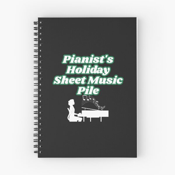 Item preview, Pianist's Holiday Sheet Music Pile designed and sold by Bubpat.