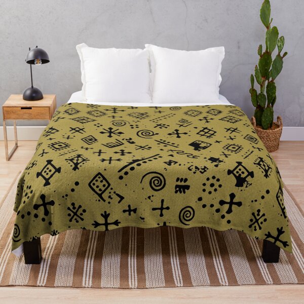 Item preview, Bogolan tradition – Authentic Mali Mudcloth Bambara Symbols designed and sold by Wolagno.