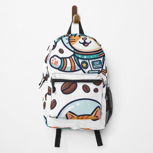Item preview, Caffeine Explorer Astronaut Cat designed and sold by OddLittleGoods.