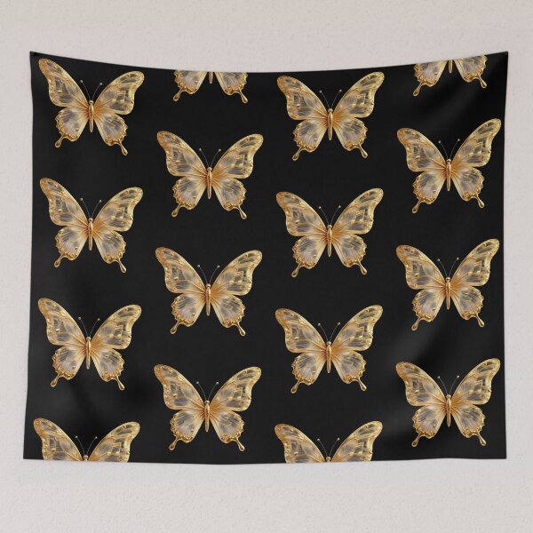 Item preview, Solenne Gold Butterfly and Musical Notes designed and sold by Solenne Music.