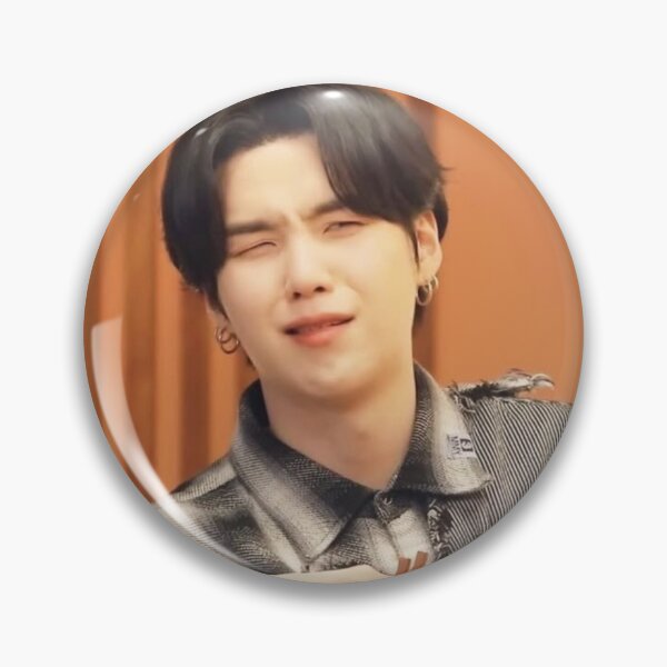 Item preview, Suga Cat Face Confused Meme BTS Agust D Funny Expression designed and sold by MdeMaria04.