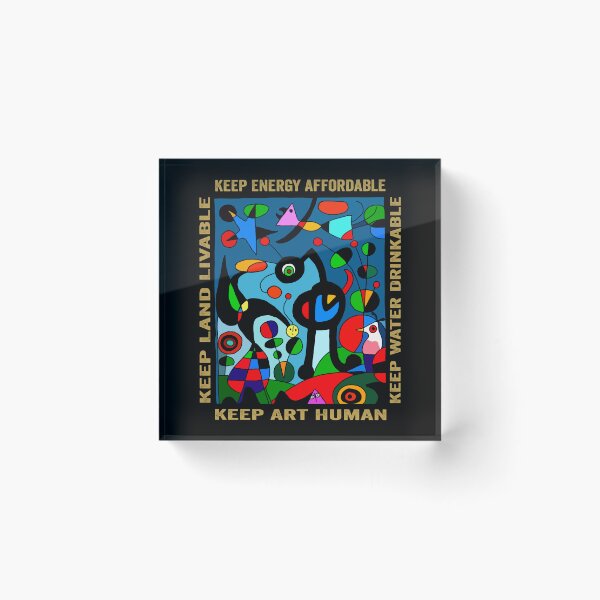 Item preview, Keep Art Human Joan Miro designed and sold by aponwao.