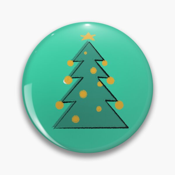 Item preview, Hand drawn Christmas Tree on Green background designed and sold by CocoRand.