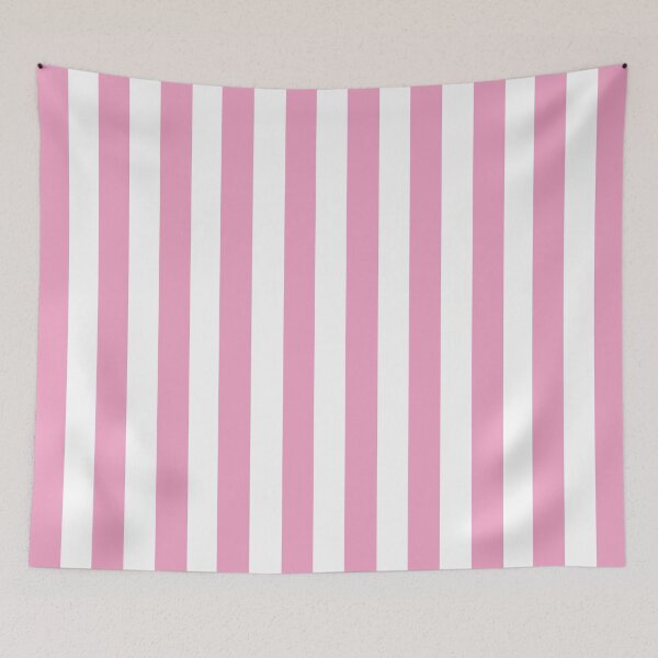 Item preview, Pink and white vertical stripes pattern designed and sold by RishabhArts1.
