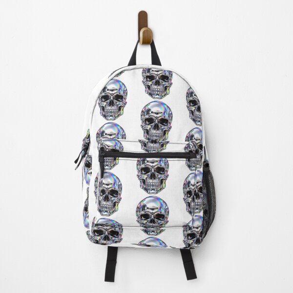 Item preview, Iridescent Chrome Skull designed and sold by Pocket Mood Studio.