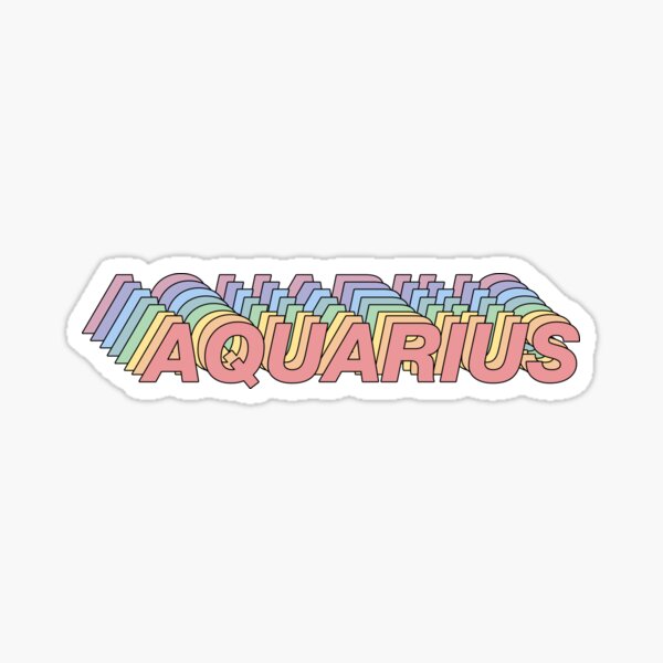AQUARIUS Sticker