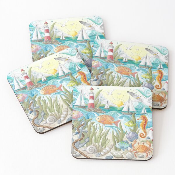 Item preview, Maritime busy scene designed and sold by Sandra  Steinke.