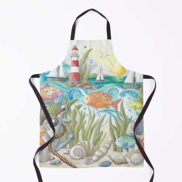 Item preview, Maritime busy scene designed and sold by Sandra Steinke.