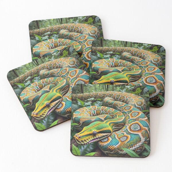 Item preview, The great Python snake in color designed and sold by Mente Creativa.