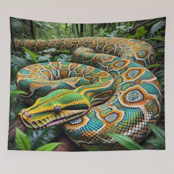 Item preview, The great Python snake in color designed and sold by Mente Creativa.
