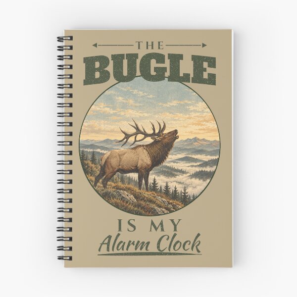 Item preview, Elk Hunter Gift The Bugle Is My Alarm Clock Elk Hunting designed and sold by Worn & Witty.