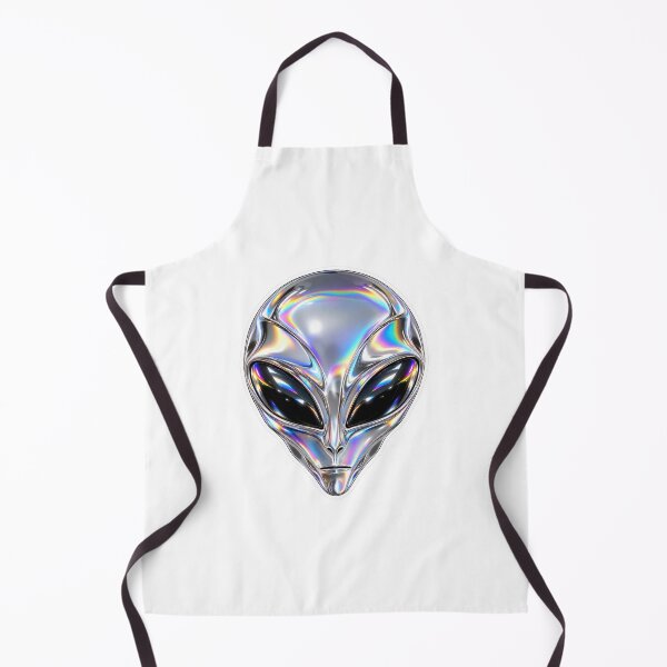 Item preview, Iridescent Chrome Alien Head designed and sold by Pocket Mood Studio.