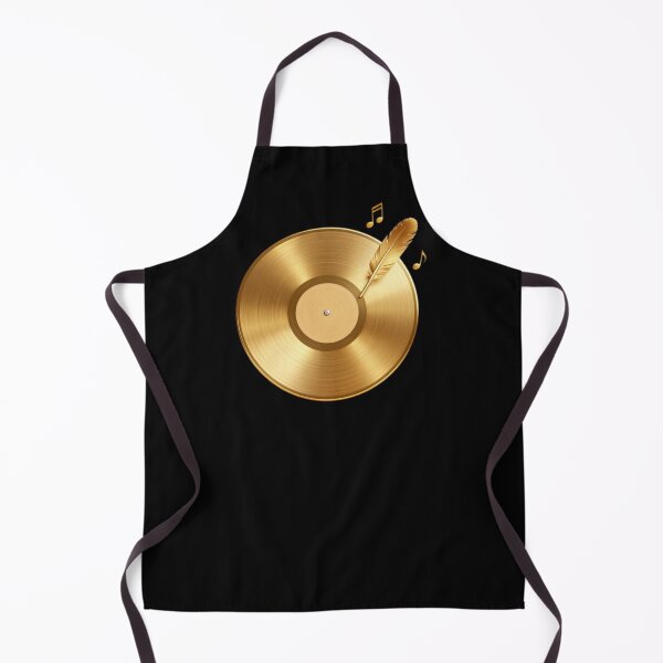 Item preview, Solenne Gold Record, Feathers and Musical Notes designed and sold by Solenne Music.