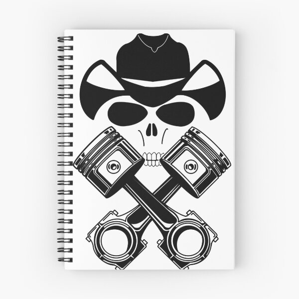 Item preview, Skull and Cross pistons designed and sold by Mi77ardJ93.