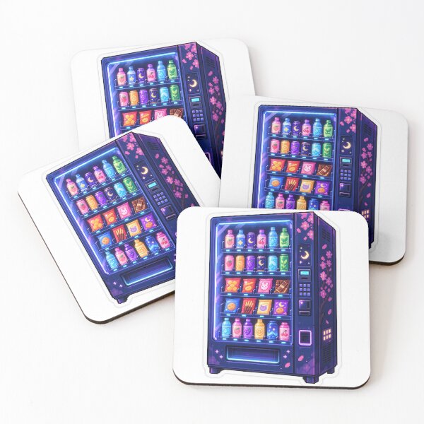 Item preview, Neon Pixel Vending Machine designed and sold by Pocket Mood Studio.