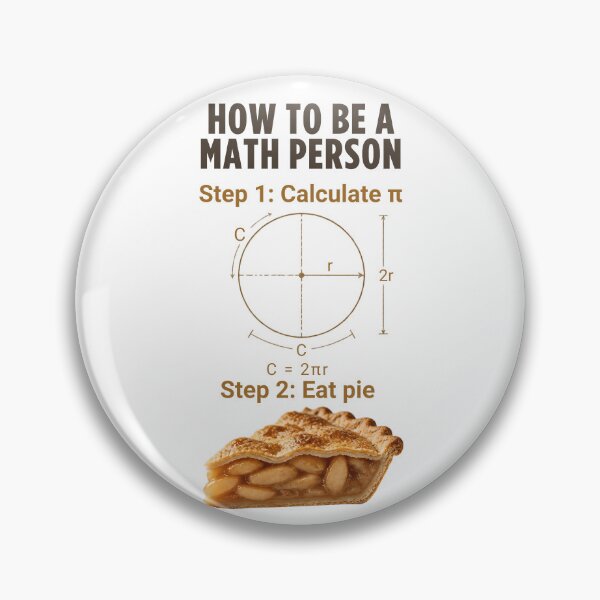 Item preview, How To Be a Math Person  Calculate PI and Eat Pie designed and sold by AleksandraJac05.