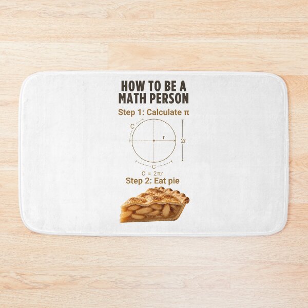 Item preview, How To Be a Math Person  Calculate PI and Eat Pie designed and sold by AleksandraJac05.