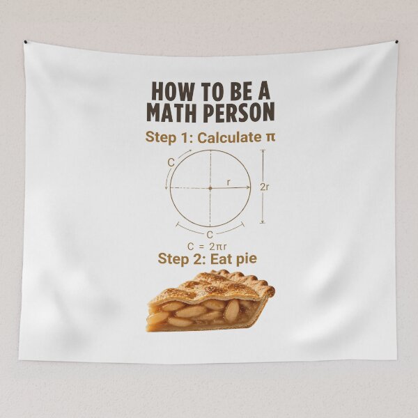 Item preview, How To Be a Math Person  Calculate PI and Eat Pie designed and sold by AleksandraJac05.