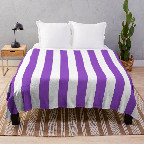 Item preview, Purple and white vertical candy stripes pattern designed and sold by RishabhArts1.