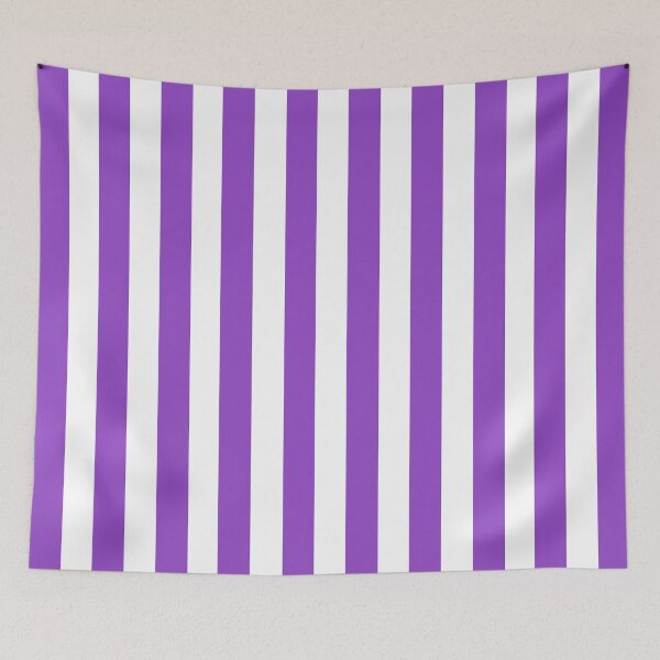 Item preview, Purple and white vertical candy stripes pattern designed and sold by RishabhArts1.