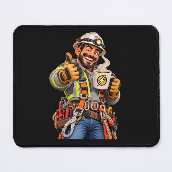 Item preview, Funny Lineman Coffee Lover Thumbs Up designed and sold by JAR Designs and Development.