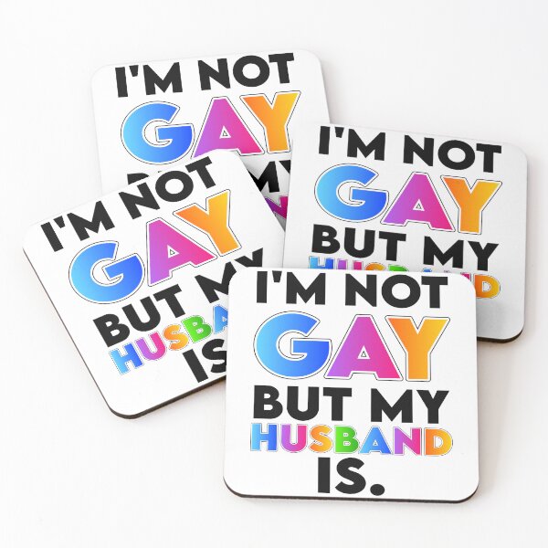 Item preview, I'm Not Gay but My Husband Is designed and sold by K.THX.BYE.