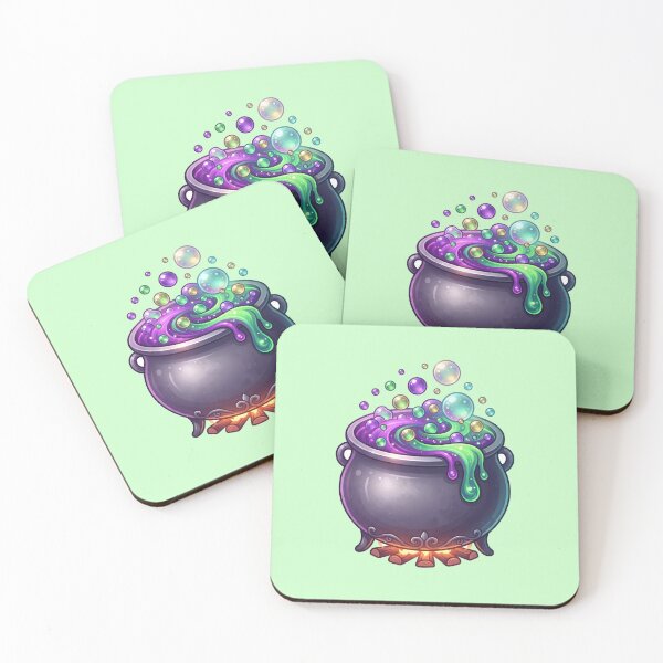 Item preview, Magical Boiling Potion Cauldron Halloween Art designed and sold by Fine-Arts-Lab.