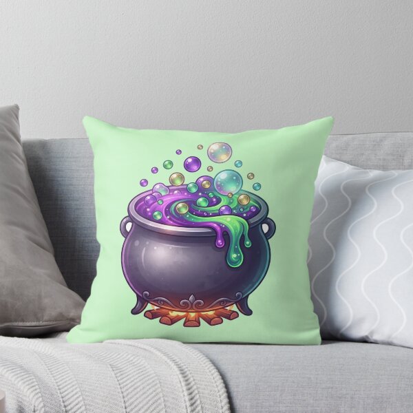 Item preview, Magical Boiling Potion Cauldron Halloween Art designed and sold by Fine-Arts-Lab.