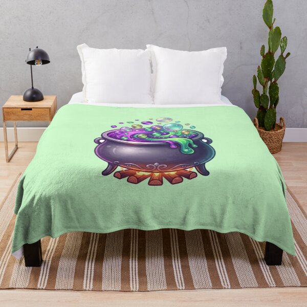 Item preview, Magical Boiling Potion Cauldron Halloween Art designed and sold by Fine-Arts-Lab.