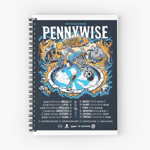 Item preview, Pennywise Punk Music Original Custom Vintage Music Band Tee Unique Poster Wall Art designed and sold by Cool Robot Bro..