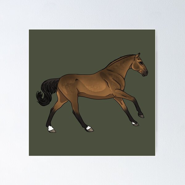 Item preview, Sooty Buckskin Danish Warmblood designed and sold by Old Water Cryptid .