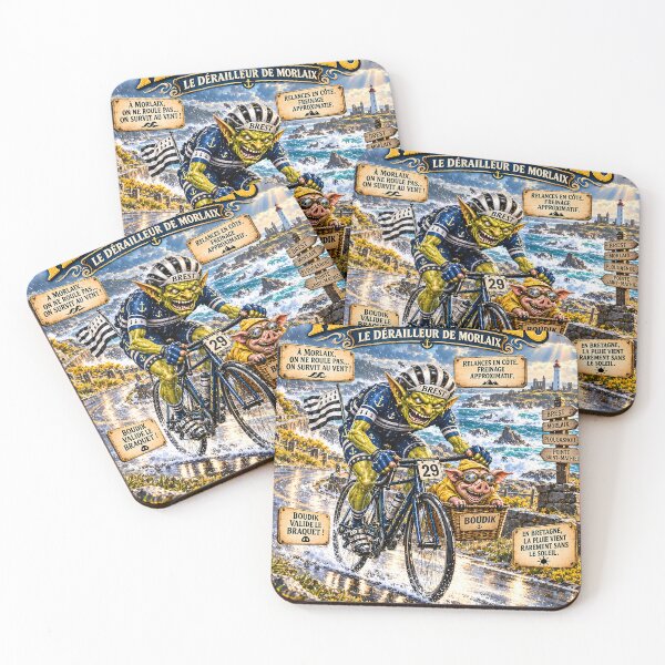 Item preview, Yann Krakennec – The Morlaix Derailleur | Breton Cyclist designed and sold by sirmarleyart.