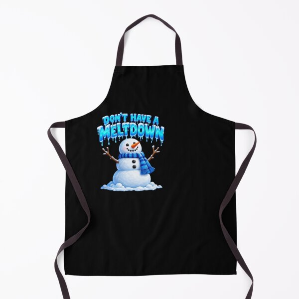 Item preview, Don't Have a Meltdown Snowman designed and sold by ROUX-ART.