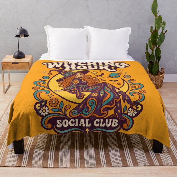 Item preview, Witching Hour Social Club - Retro Vintage Celestial Witch designed and sold by Far Out Goods.