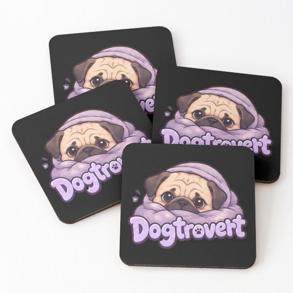 Item preview, Dogtrovert and puppy Pug designed and sold by DamioPolArt.