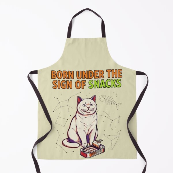 Item preview, Born Under the Sign of Snacks Cat Funny Zodiac Cat Astrology Cat Lover Gift Witchy Celestial Cat Mom designed and sold by FurRealStudioCo.